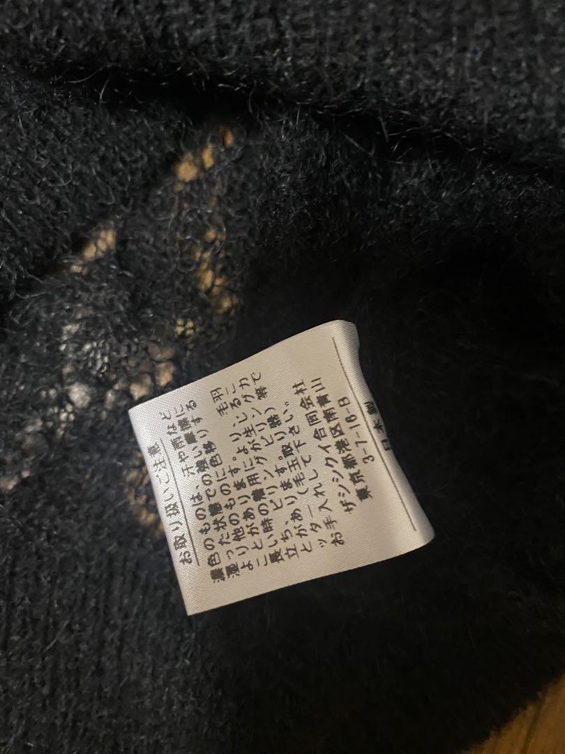トップス SHISHIKUI / LACEY knit(black)