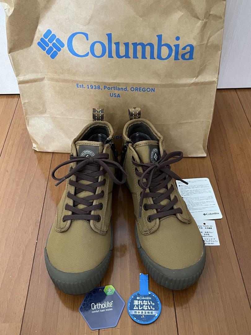 25cm Columbia 防水ハイカットシューズ YU0355-353