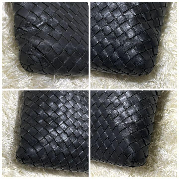 すのでご⋇ よしくん様BOTTEGA ショルダー バッグ 黒 qUfG2-m43315376153 VENETA イントレチャート Ψすのでご