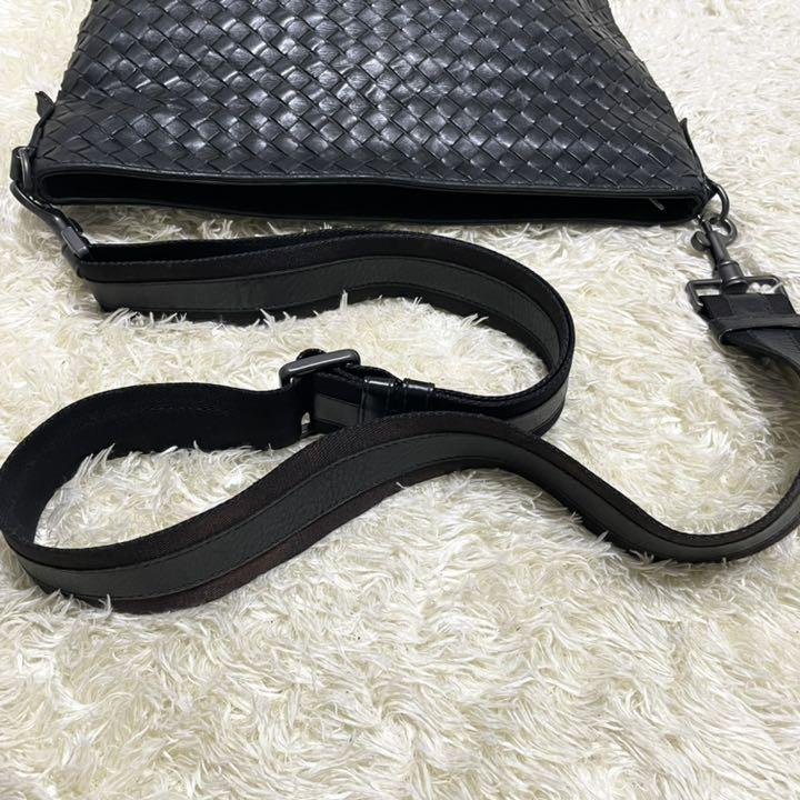すのでご⋇ よしくん様BOTTEGA ショルダー バッグ 黒 qUfG2-m43315376153 VENETA イントレチャート Ψすのでご