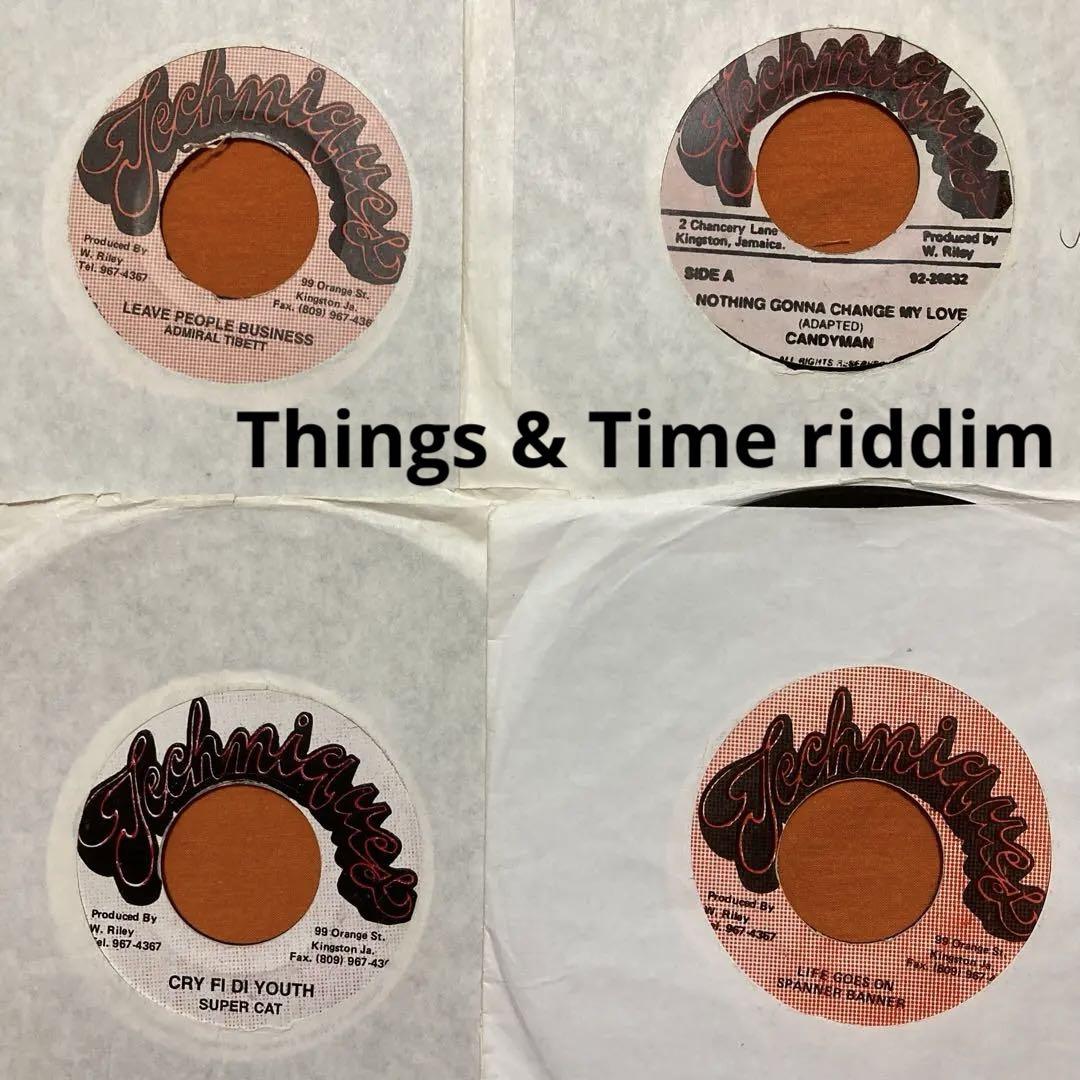レゲエ Things & Time リディム　4枚