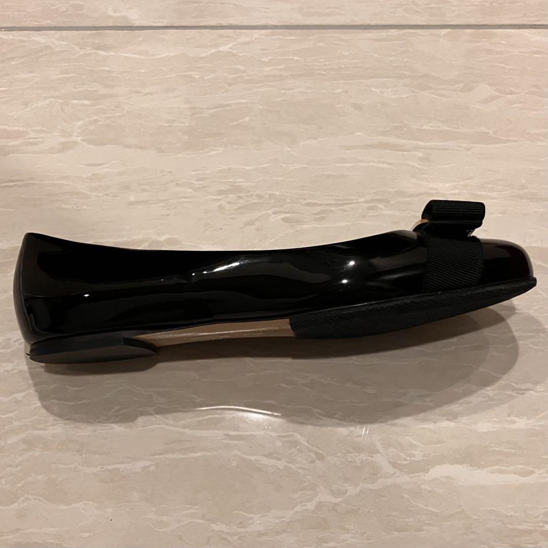 【美品】Ferragamo ヴァリナ　バレリーナ/フラットシューズ