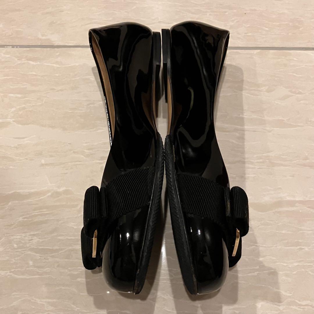 【美品】Ferragamo ヴァリナ　バレリーナ/フラットシューズ