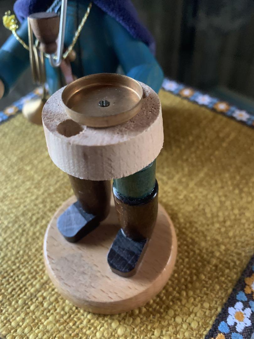 ドイツ製パイプ人形　ビンテージ未使用品の郵便屋さん細かい所まで作られた綺麗な色！