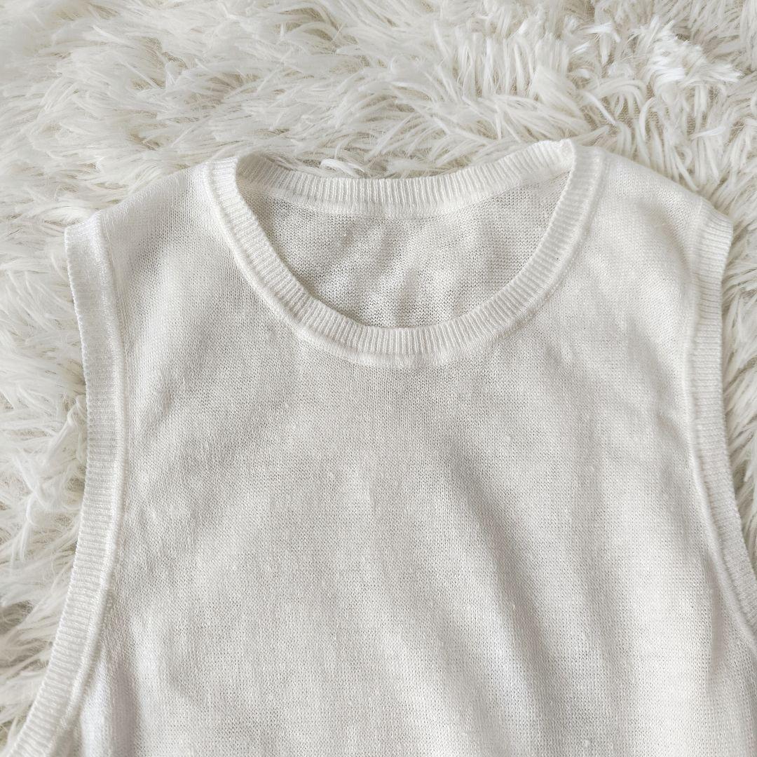 yo BIOTOP Sheer linen tanktop ヨービオトープ - メルカリ