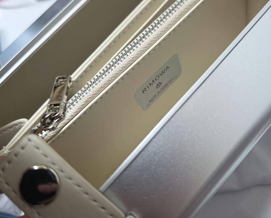 【美品】DIOR × RIMOWA コラボ ショルダーバッグ シルバー
