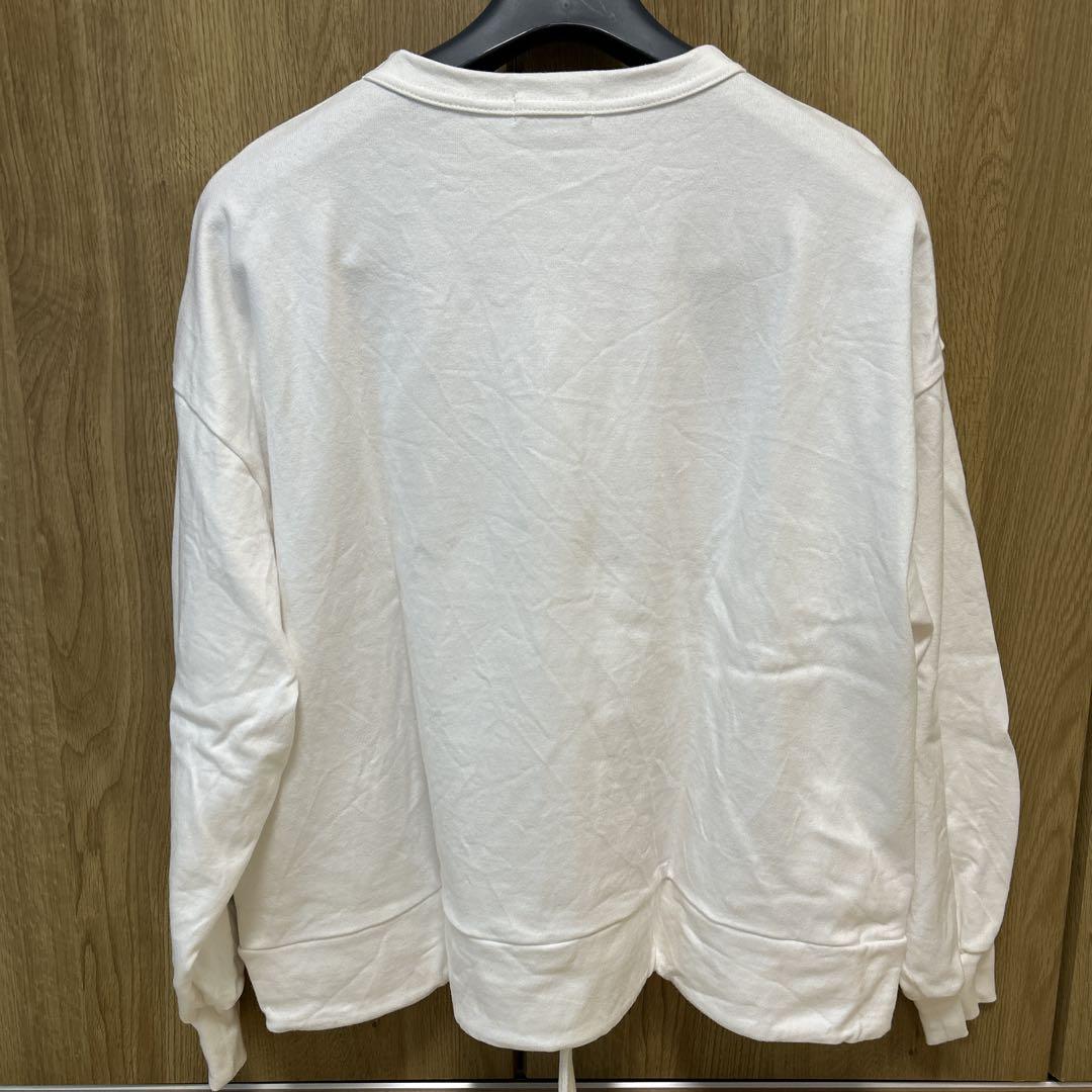 【美品】SOLAMONAT(ソラモナ) モックネック裾紐プルオーバー　ホワイト