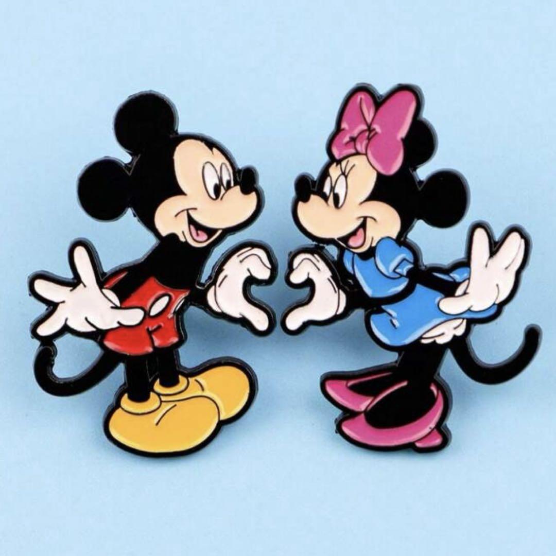 ミッキー&ミニー ディズニー ピンバッジ - メルカリ