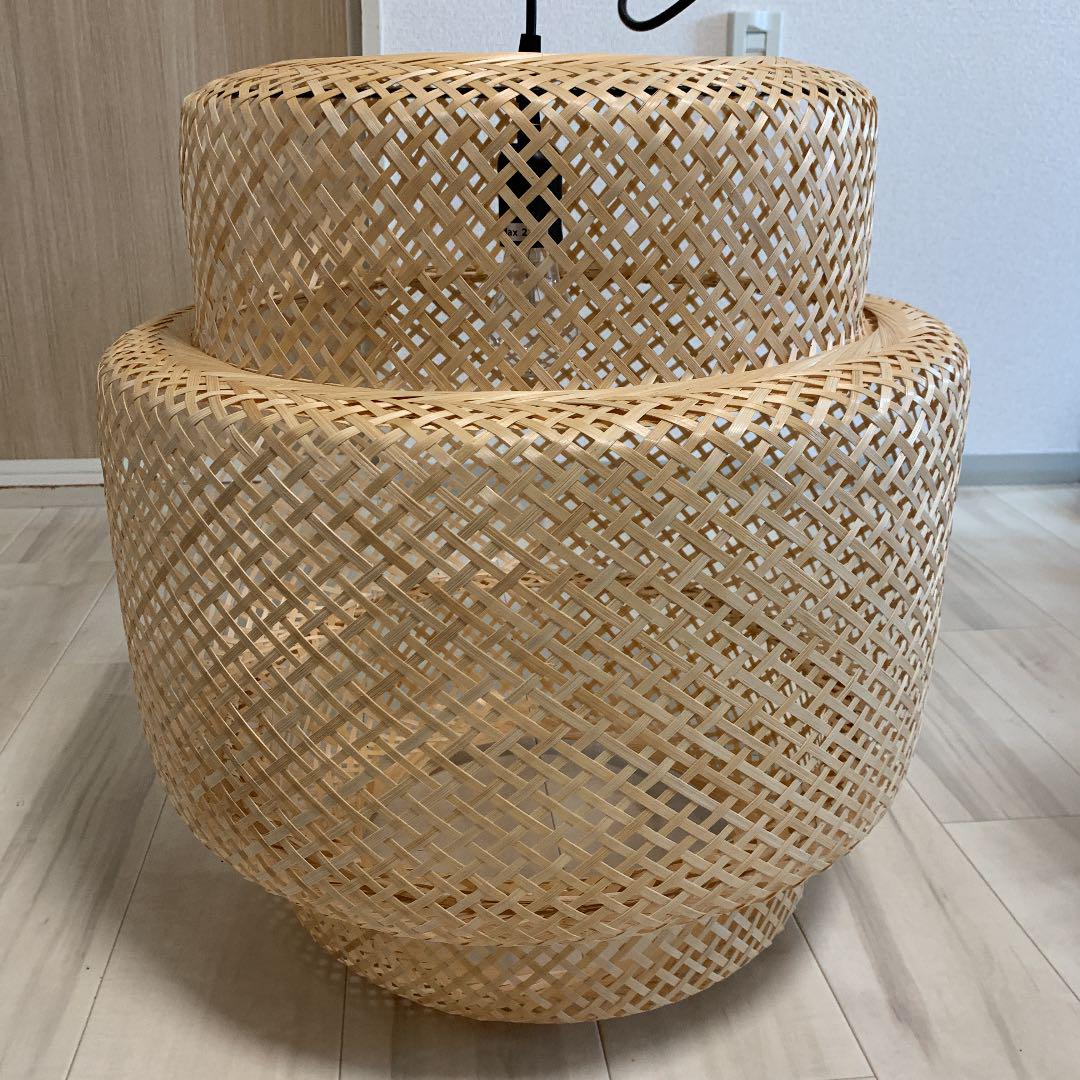 在庫得価 IKEA 照明 SINNERLIG ペンダントライト 竹製 2yHDj-m43339302913 お得新作