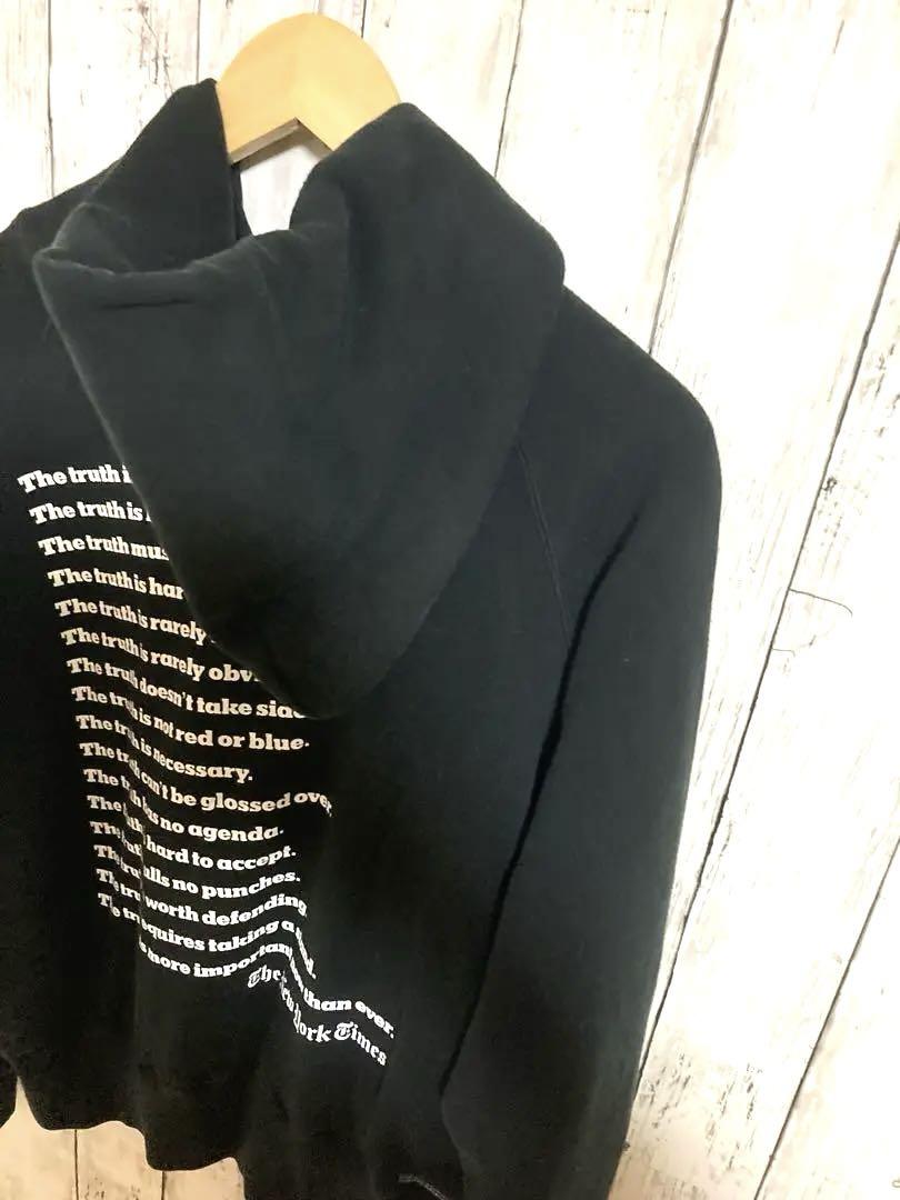 sacai/サカイ パーカー バックプリント ブラック