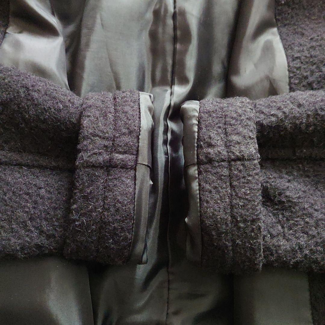 ショールカラーウールコート