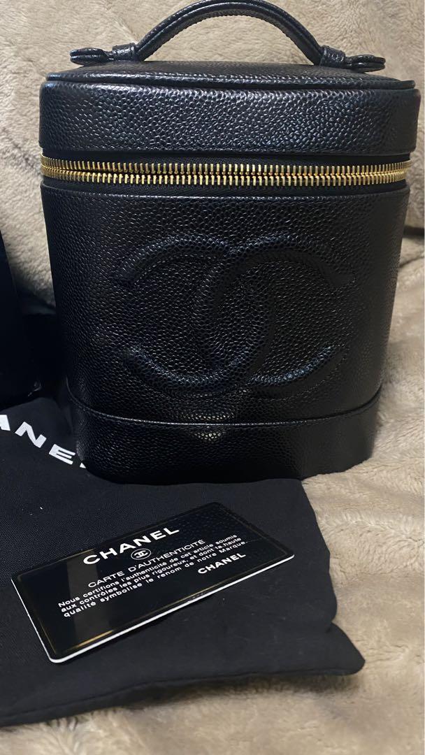 CHANEL バニティバッグ キャビアスキン