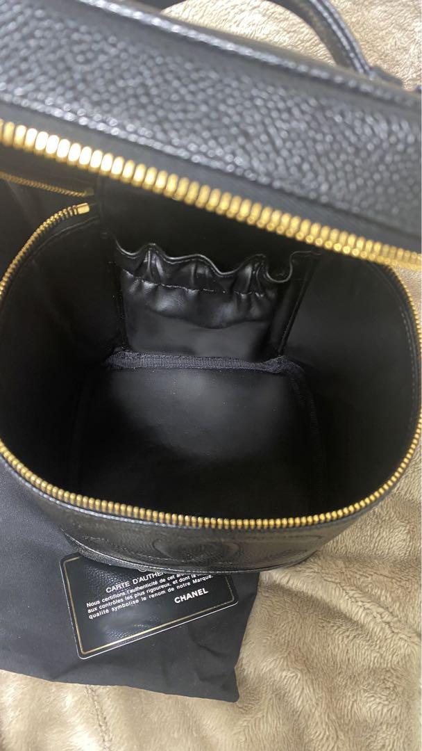 CHANEL バニティバッグ キャビアスキン