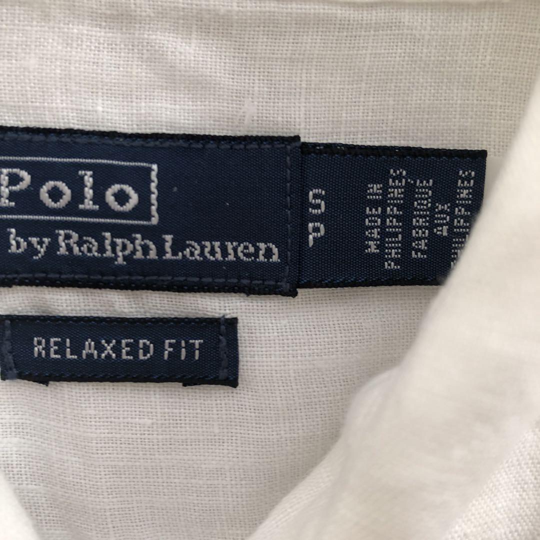 Polo by Ralph Lauren リネンシャツ白