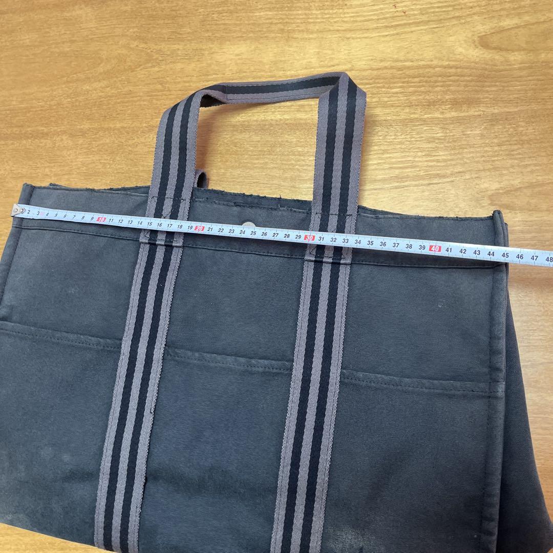 Hermes paris フールトゥ ブラック キャンバス トートバッグ