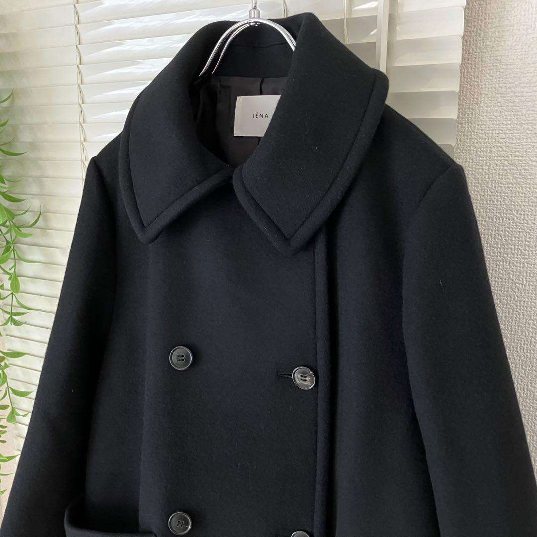 【2023AW】IENA メルトンW前 Aラインコート 38