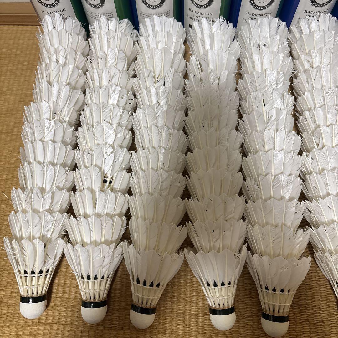 中古 NEW OFFICIAL バドミントンシャトル120球 ⑤
