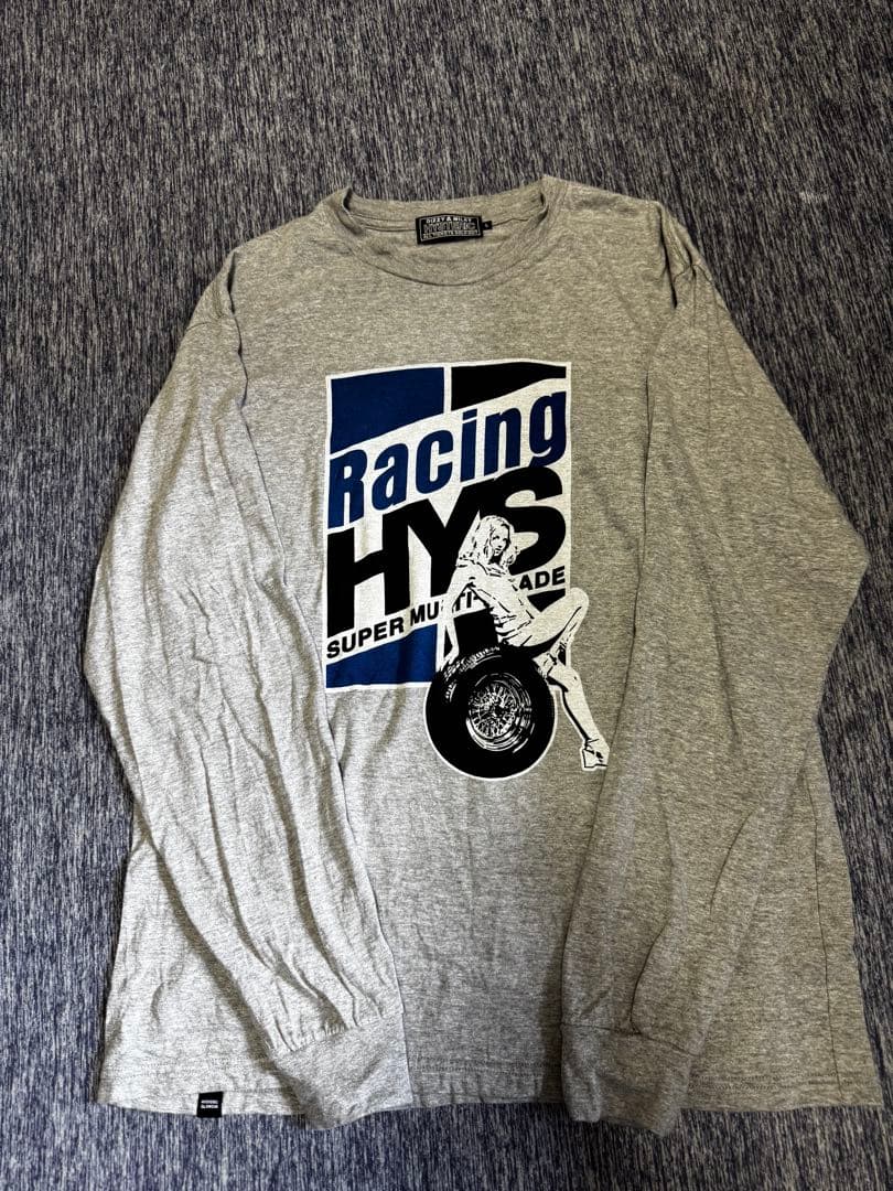 ヒステリックグラマー RACING HYS Tシャツ ロングスリーブTL Hysteric Glamour
