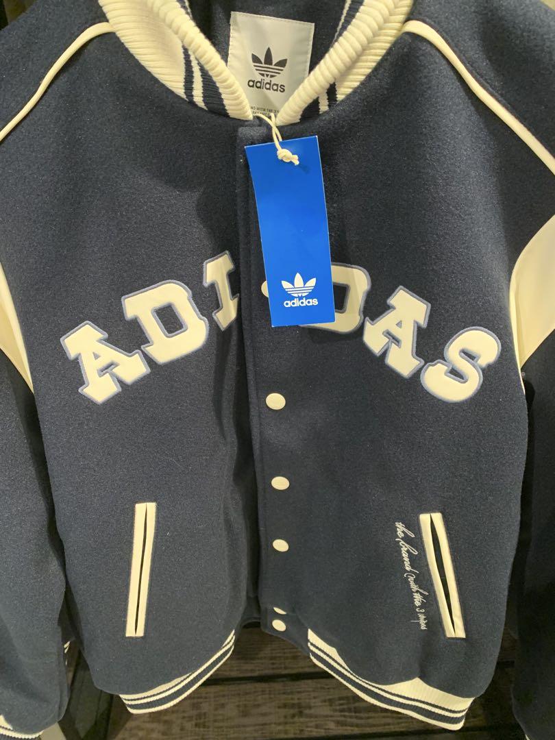 ADIDAS VRCT BOMBER W ネイビー/ホワイト低 価格