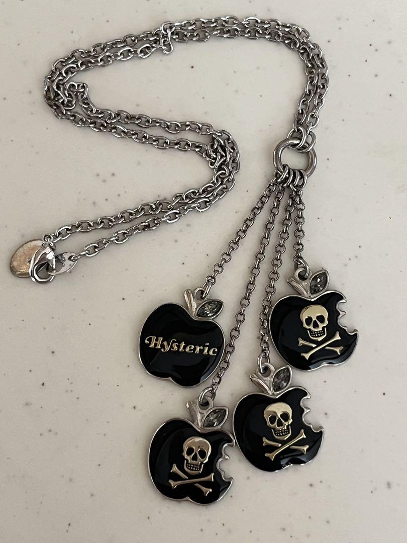 【在庫あり】 HYSTERICGLAMOUR ヒステリックグラマー ネックレス スカルリンゴ アクセサリー
