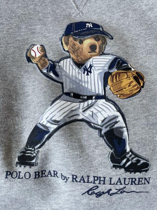 Ralph Lauren ポロベア トレーナー ヤンキース 130