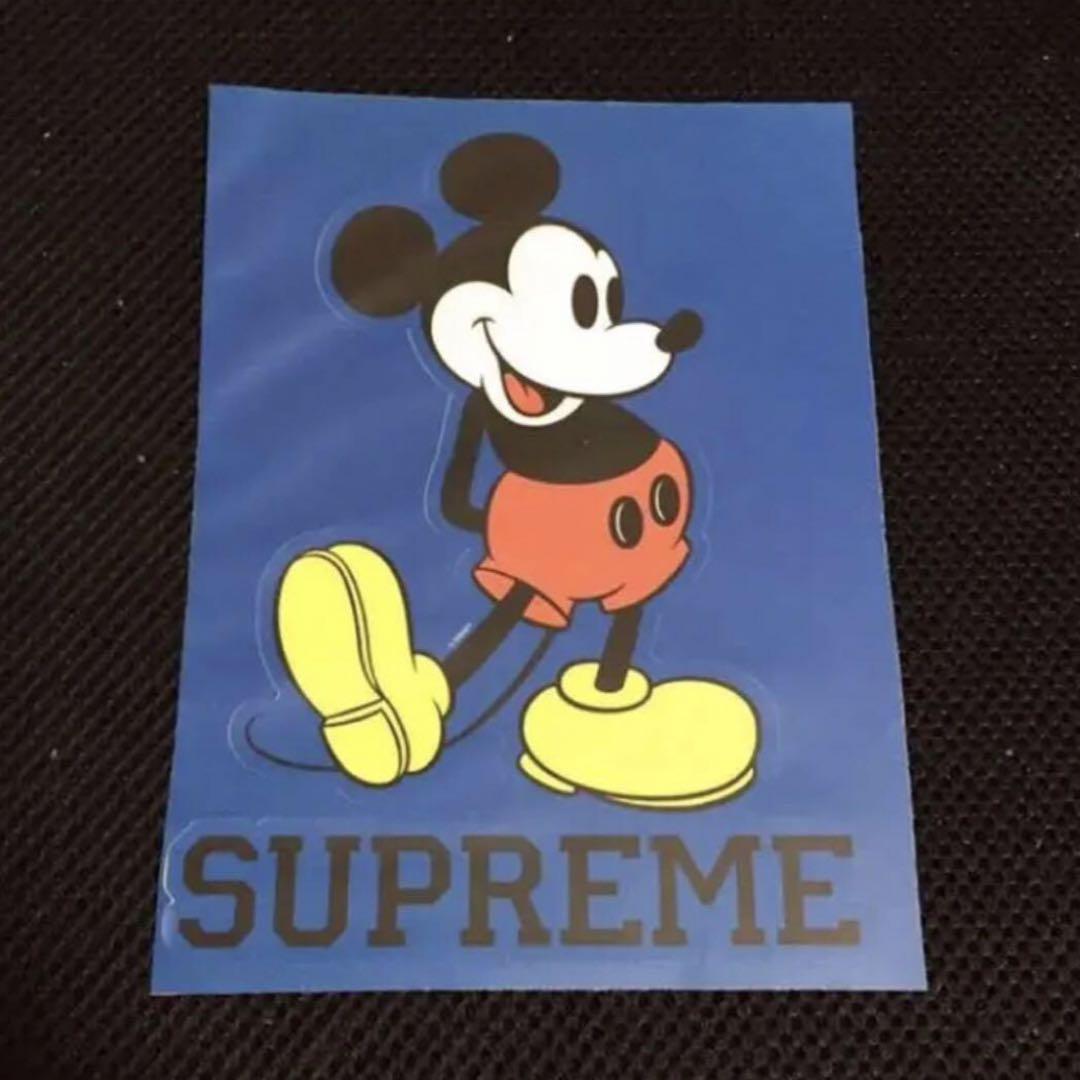 Supreme ミッキー コラボ ステッカー 大 - メルカリ