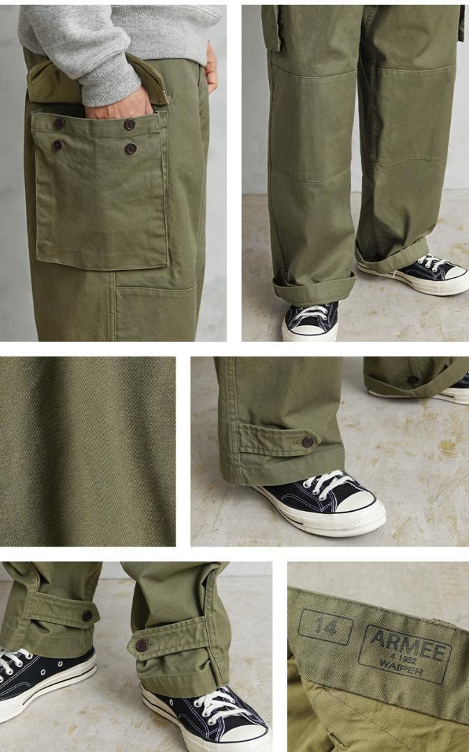 WAIPER.inc フランス軍 M-47 カーゴパンツ WP93 OLIVE