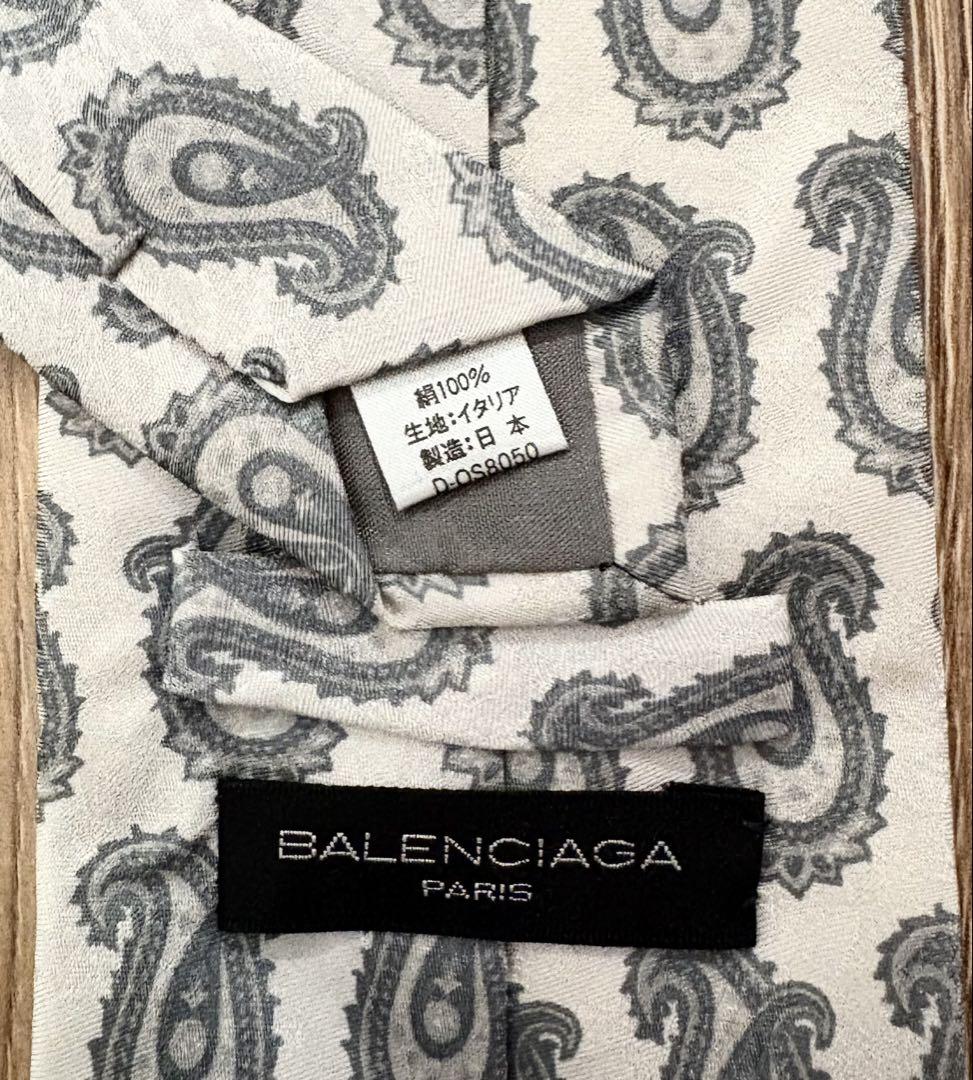 BALENCIAGA バレンシアガ ネクタイ ホワイト - メルカリ