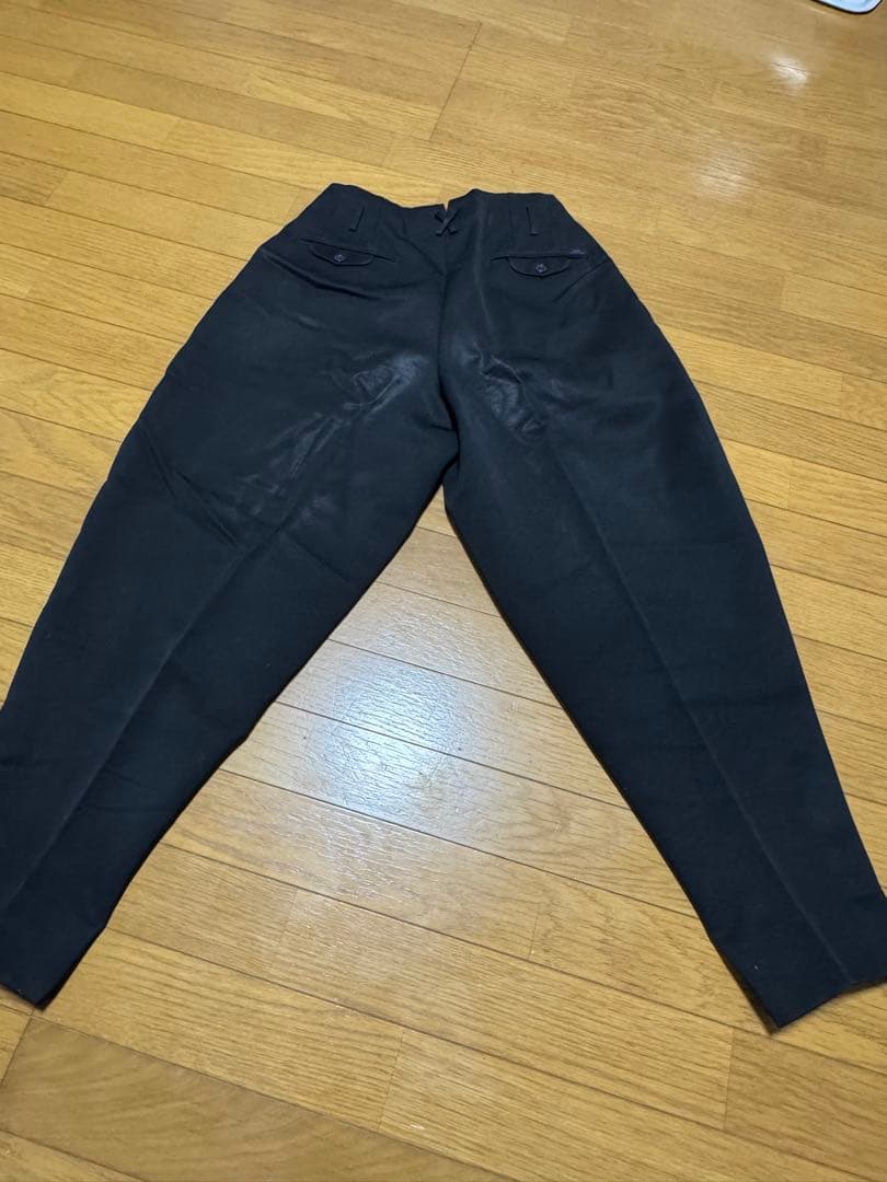 キングダッシュ ツータック ボンタン 学生服 変形 当時物 Mサイズ インナー紫 キングダッシュ ツータック ボンタン 学生服 変形 当時物 Mサイズ インナー紫