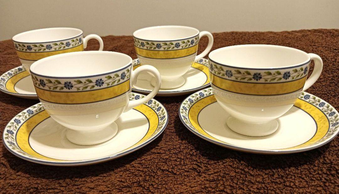 【廃盤】Wedgwood ミストラル カップ&ソーサー 4客セット