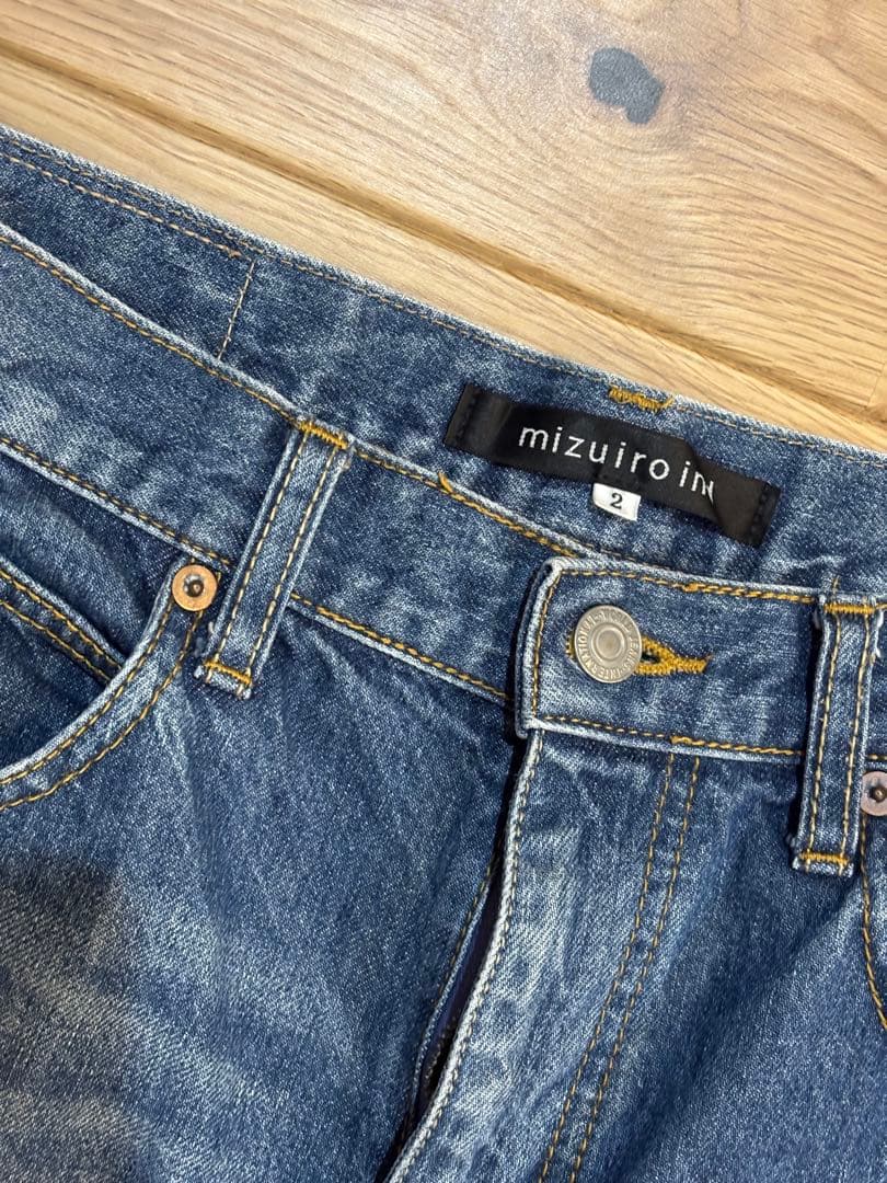 mizuiroind デニム サイズ2 アンクル丈 mizuiroind デニム サイズ2 アンクル丈