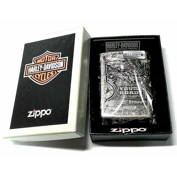 お得人気 ZIPPO ジッポ アンティークシルバー 銀古美 mYMqB-m43370414810 ライター ハーレーダビッドソン 高い品質