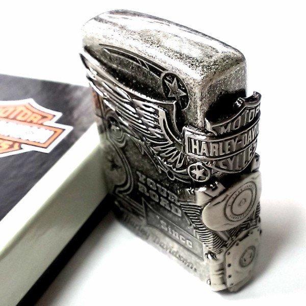 お得人気 ZIPPO ジッポ アンティークシルバー 銀古美 mYMqB-m43370414810 ライター ハーレーダビッドソン 高い品質