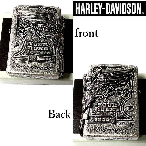 お得人気 ZIPPO ジッポ アンティークシルバー 銀古美 mYMqB-m43370414810 ライター ハーレーダビッドソン 高い品質