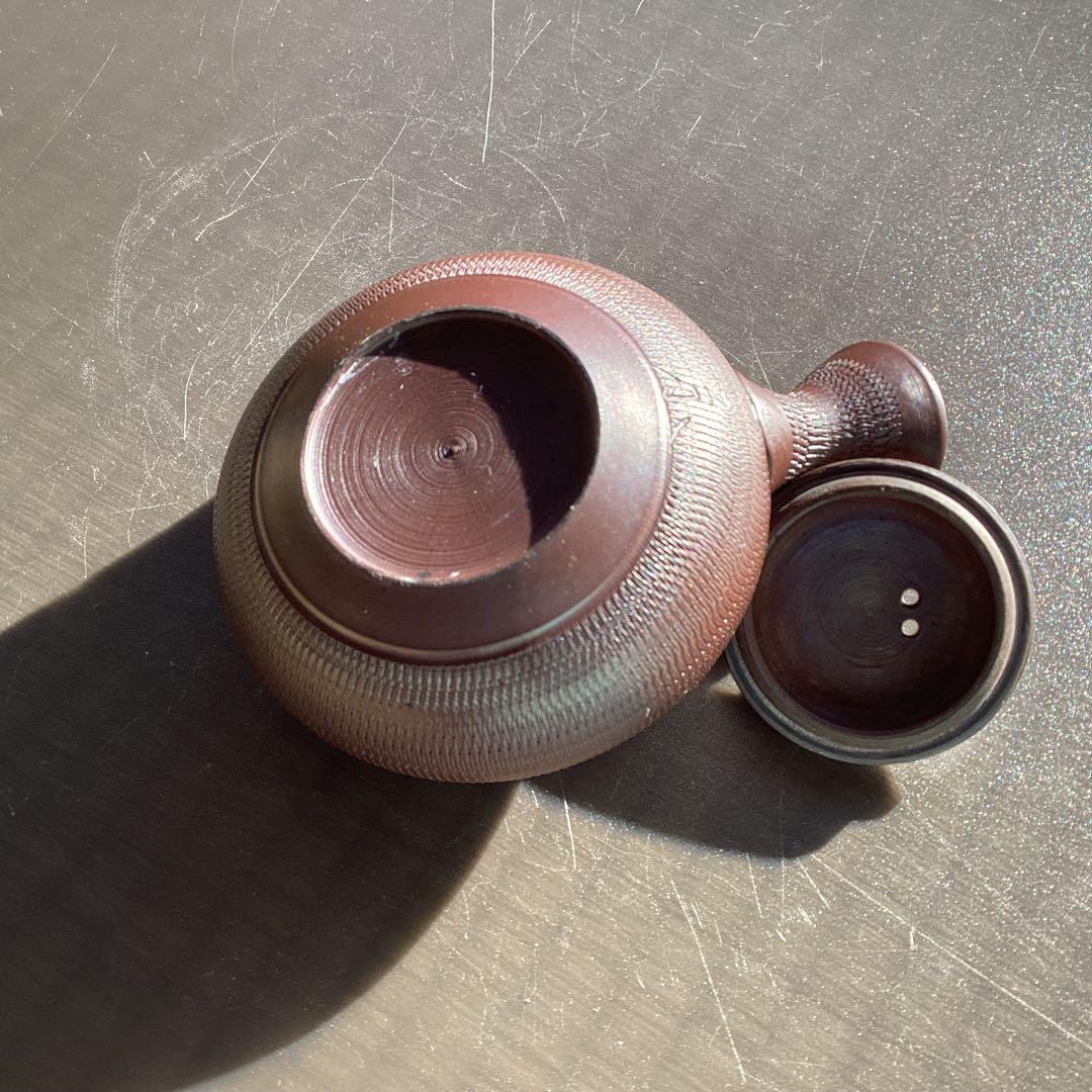 陶芸　手作り陶器　しのぎとびかんな柄壷 陶芸 手作り陶器 飛びカンナ柄急須 2 - メルカリ