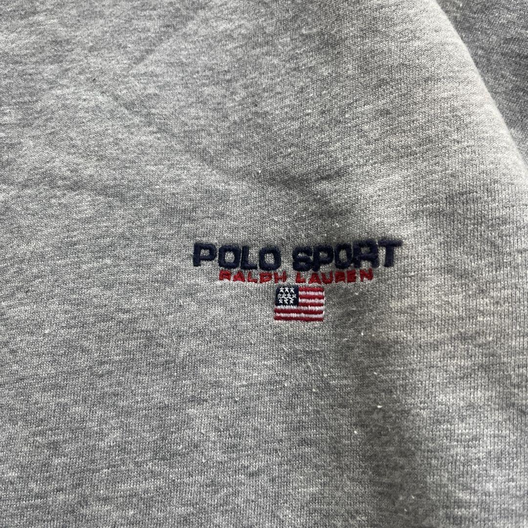 古着✨ポロスポーツラルフローレン　アメリカ国旗　スウェット　Lサイズ