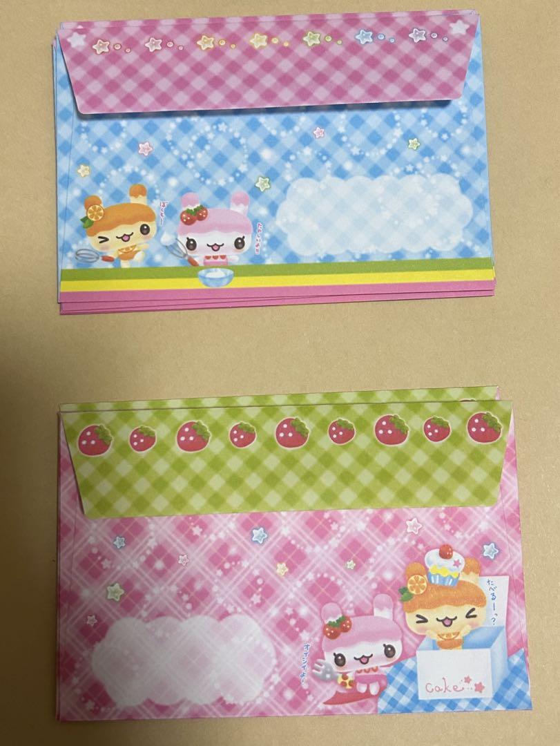 平成レトロ メモ帳　ミニレター　ふわふわケーキをつくったよ　サンエックス　希少 匿名発送 ふわふわケーキをつくったよ。 レターセット 平成