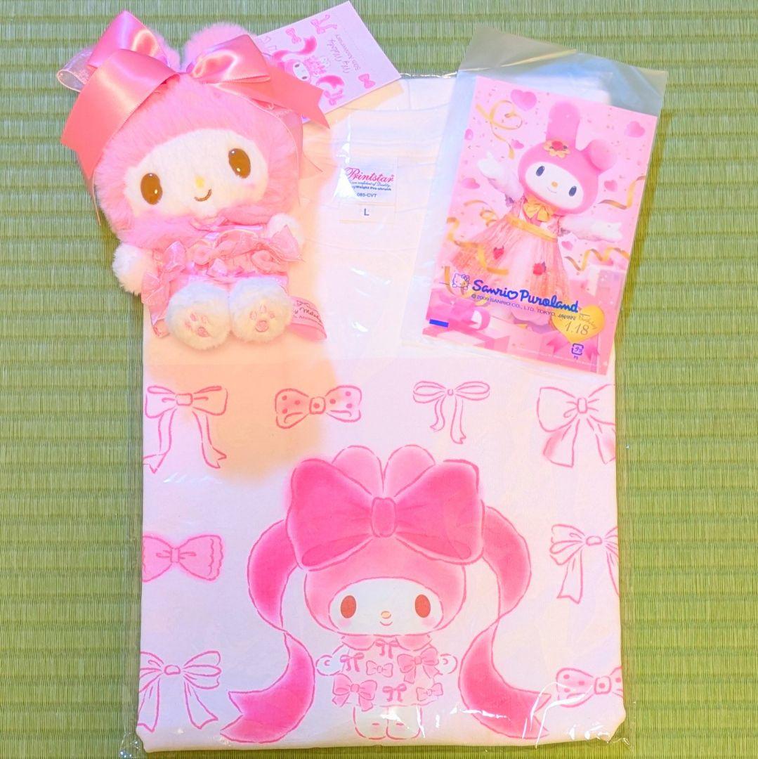 マイメロディ　Tシャツ　マスコット　サンリオ　ピューロランド　バースデーライブ