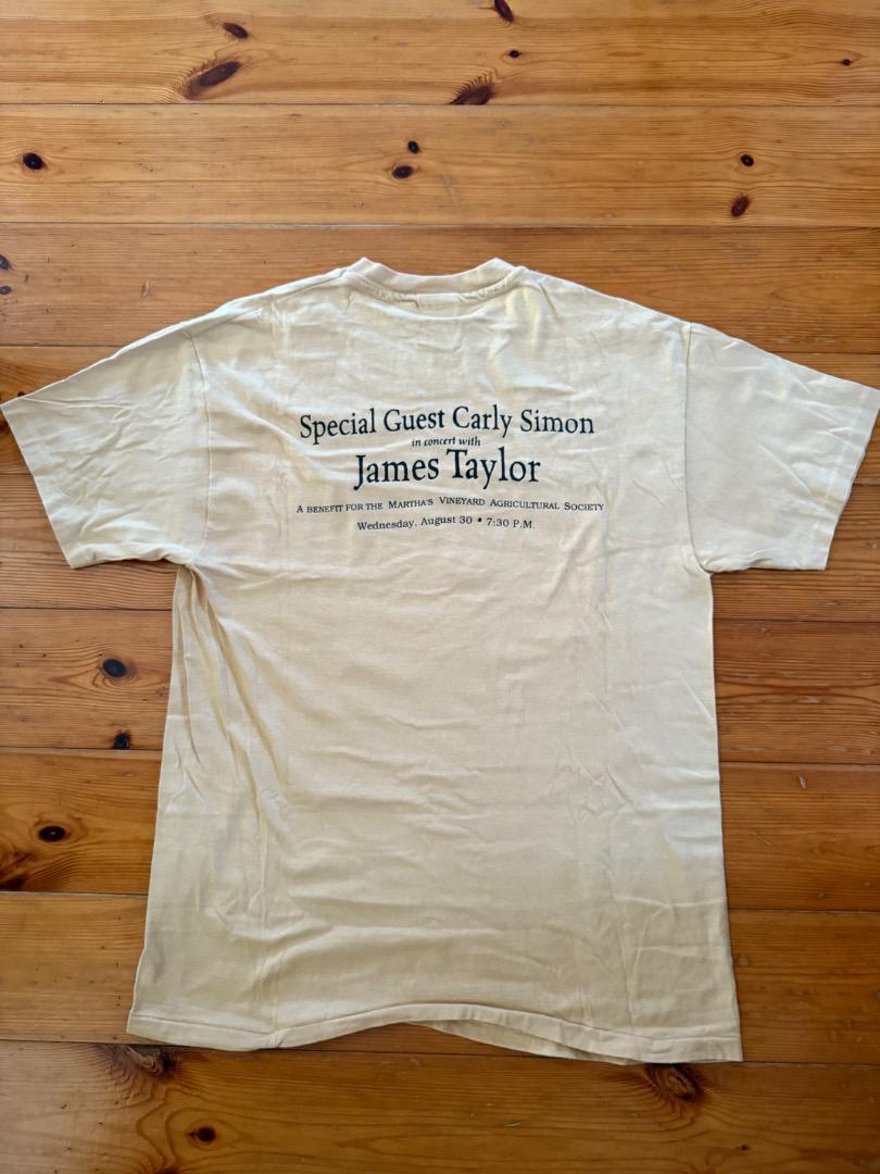 Carly Simon & James Taylor コンサートTシャツ 199