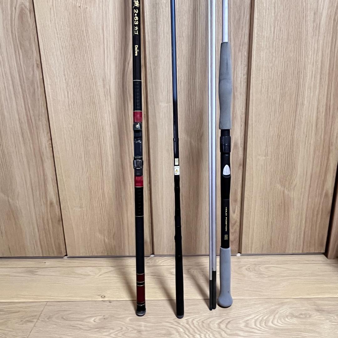 磯竿 3本セット（SHIMANO、Daiwa）
