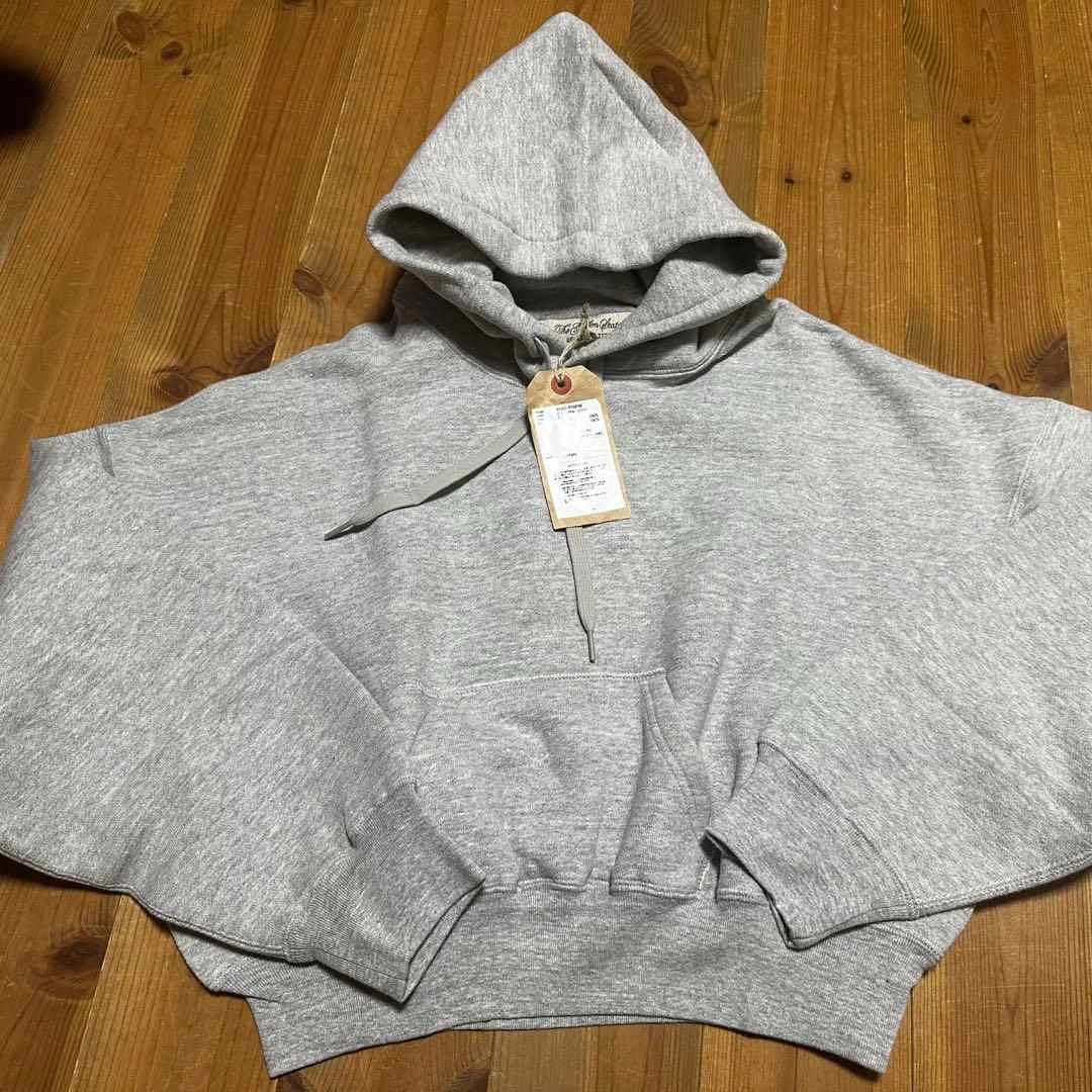 シシクイshishikui BRUSHED HEATHER GRAYパーカーXS SS REMI RELIEF