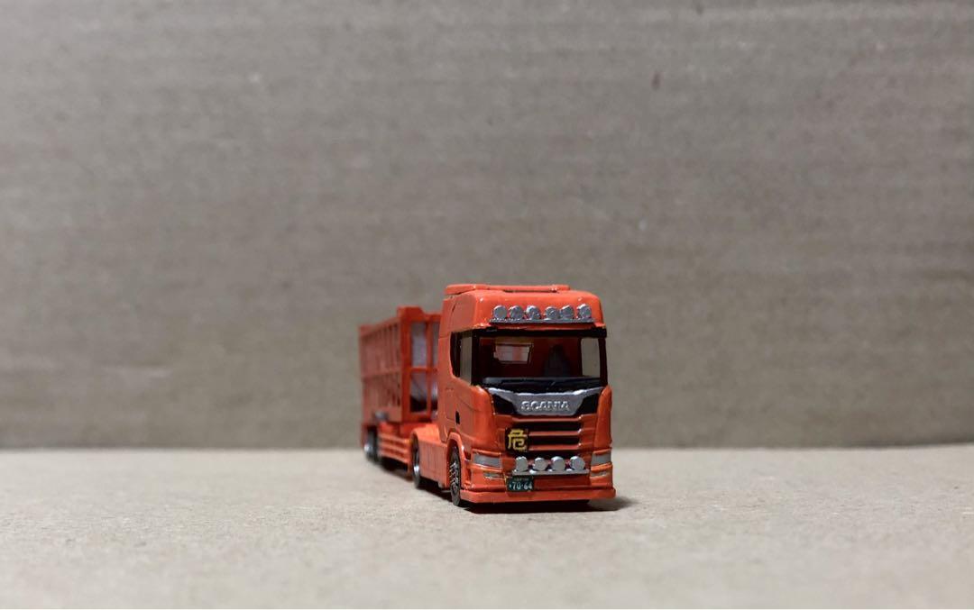 レ*オ様 スカニアコンテナ運搬セミトレーラー朗堂製コンテナ　トラックトレーラーコ Amazon | 朗堂 30ftコンテナUDトラックスクオン+3軸