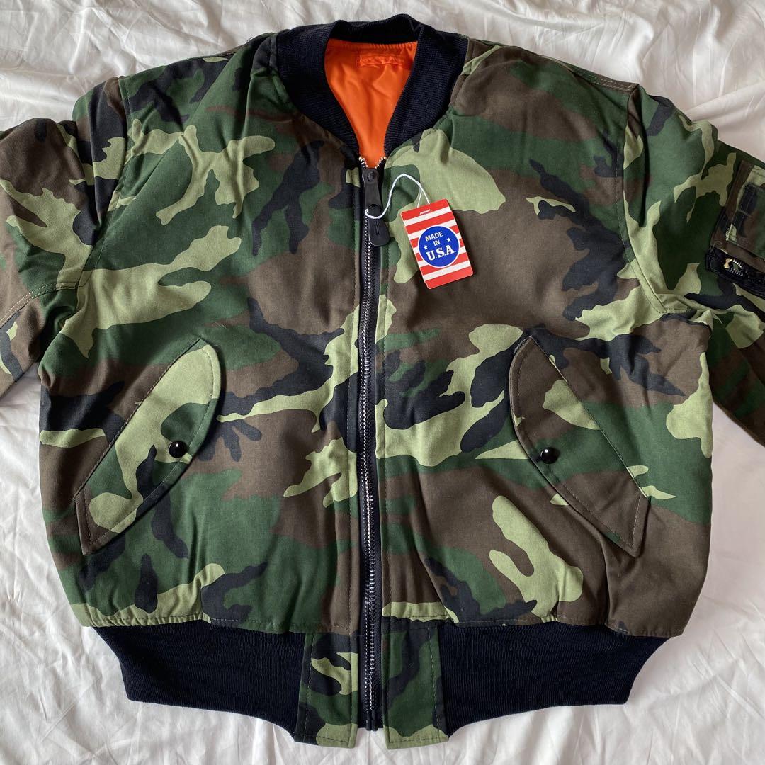 デッドストック 90s corinth MA-1 ウッドランド XL
