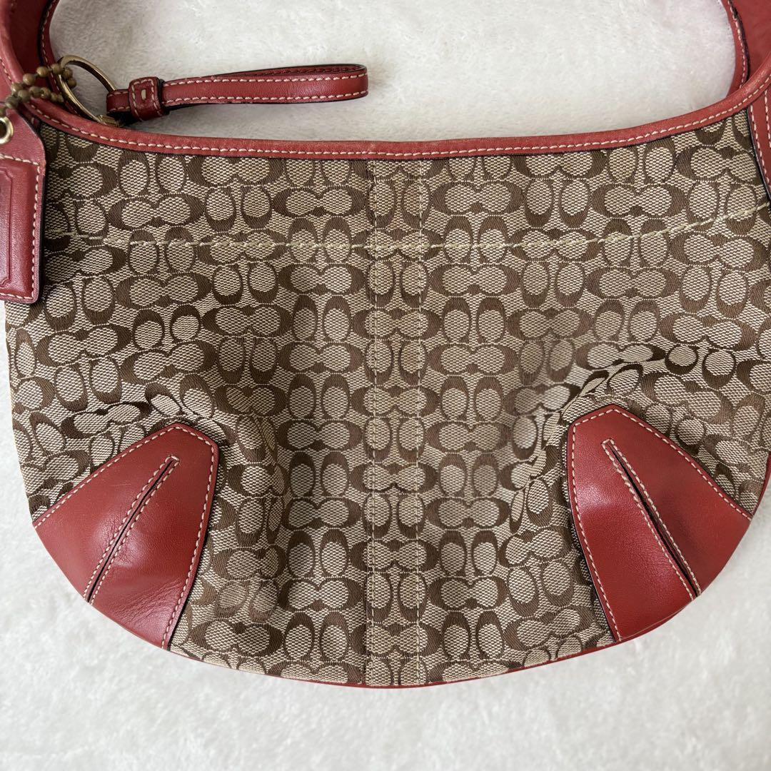 COACH コーチ　ハーフムーン　ハンドバッグ　ミニシグネチャー　10776 COACH コーチ ハーフムーン ハンドバッグ ミニシグネチャー