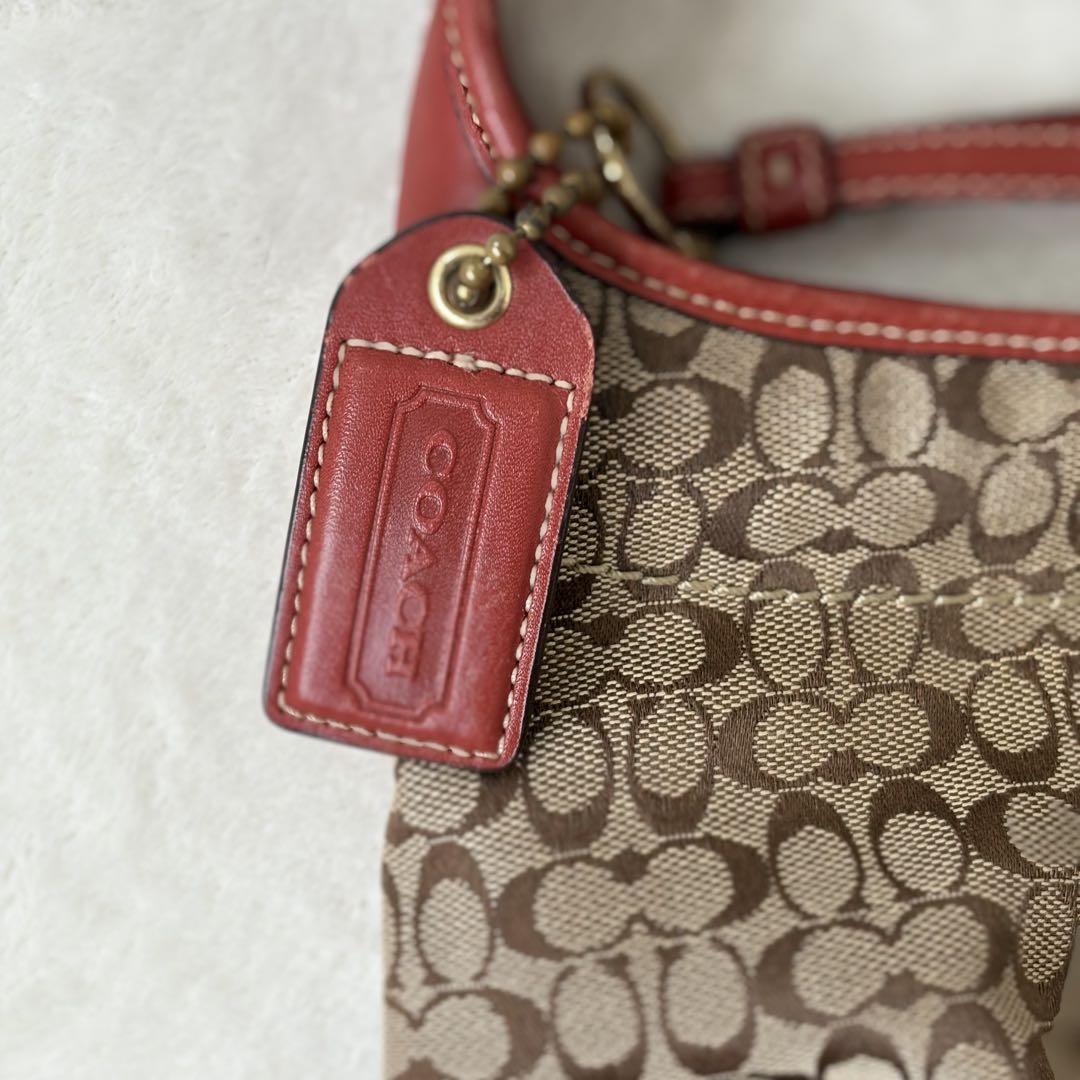 美品✨】COACHコーチ ハーフムーン ハンドバッグ ミニ