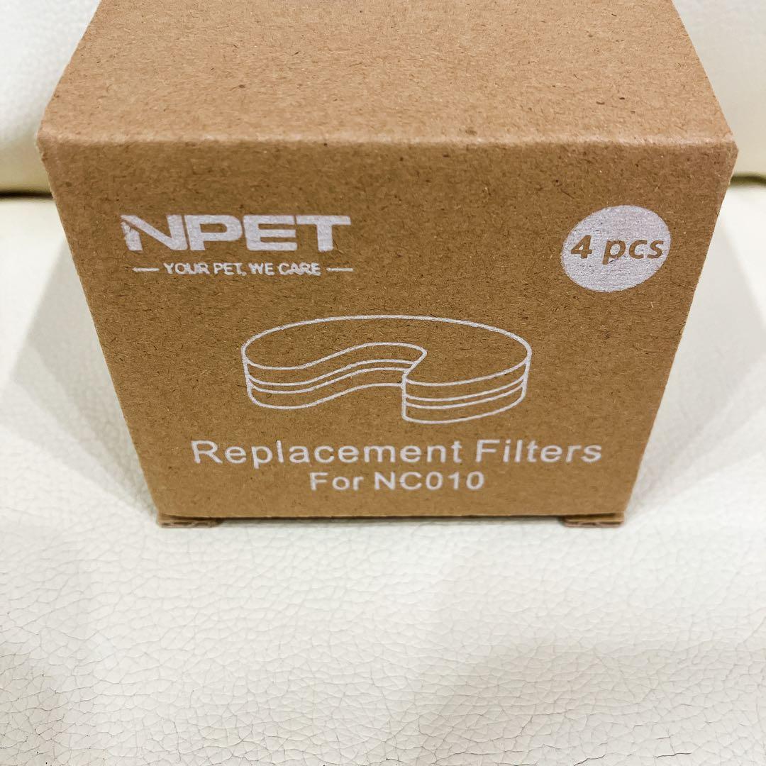 4個❣️NPET キャットウォーター フィルター交換用 NC010 4個❣️NPET キャットウォーター フィルター交換用 NC010