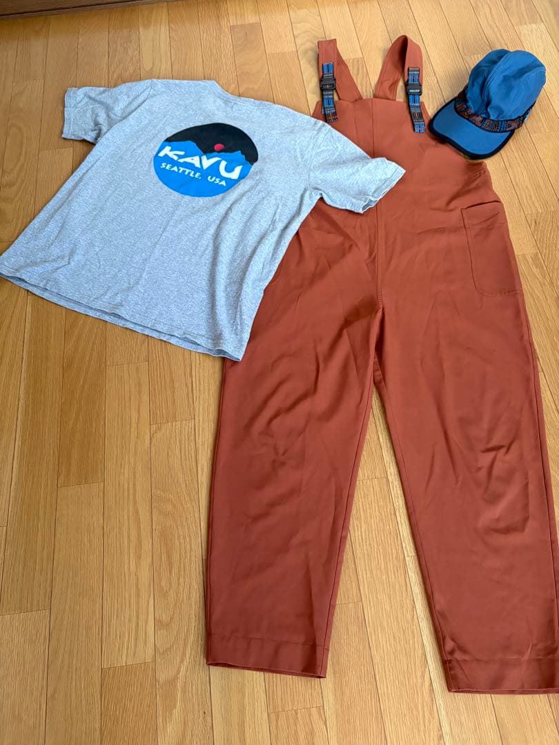 KAVU Tシャツ、キャップ、オーバーオールまとめて…