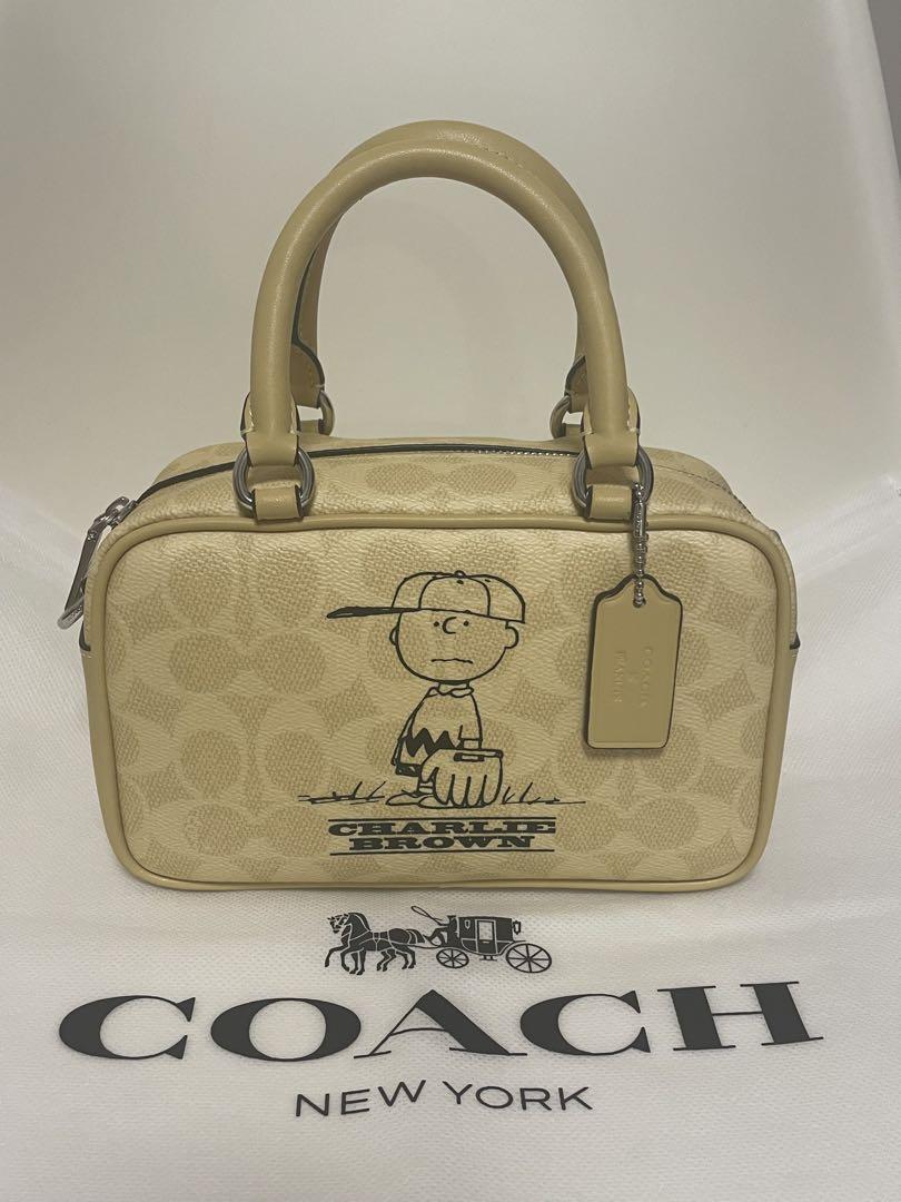 未使用品【COACH X PEANUTS】サッチェルクロスボディバック