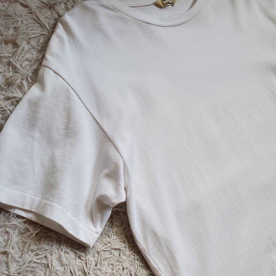 美品 23ss AURALEE ロンハーマン別注 ホワイト Tシャツ サイズ0