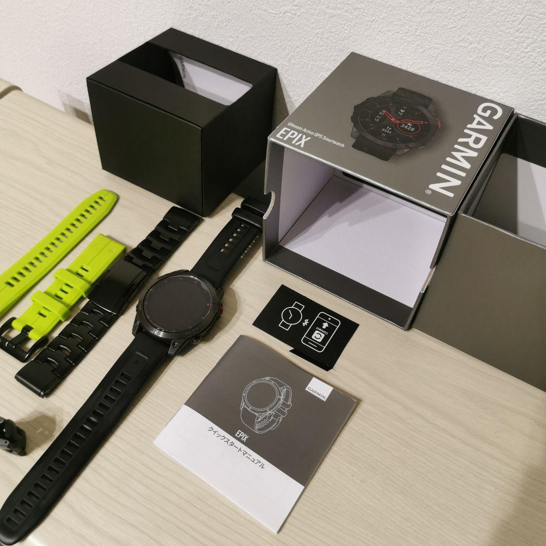 お買い得！garmin epix メタルブレス 金属ブレス ベルト ガーミント